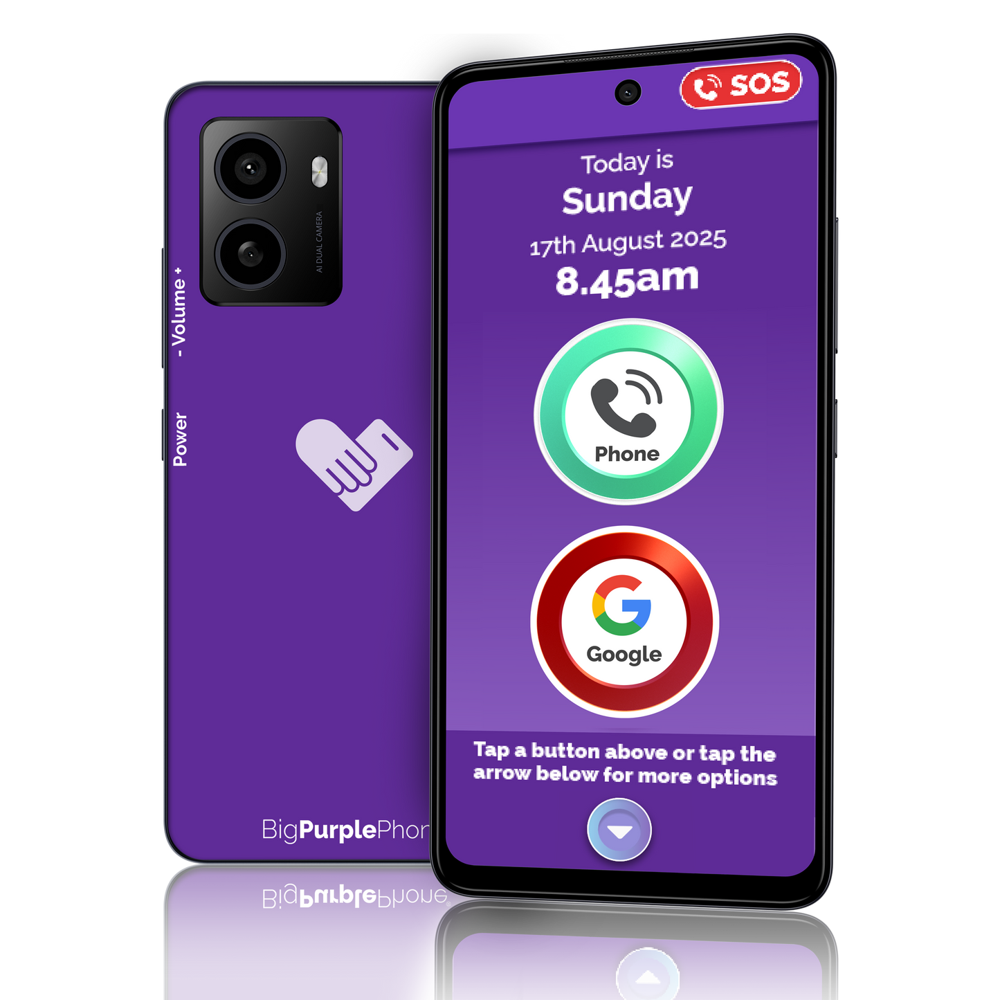 Best Mobile for Seniors: BigPurplePhone SilverFox
