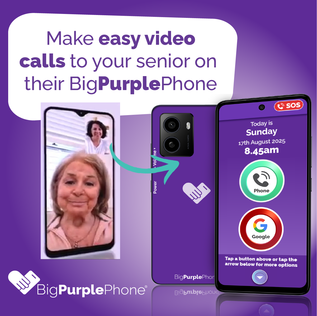 Best Mobile for Seniors: BigPurplePhone SilverFox