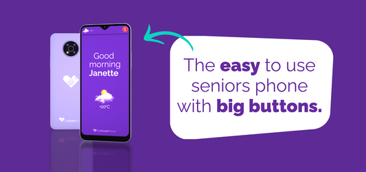Big buttons and big text mobile phone ideal for Vision Impaired