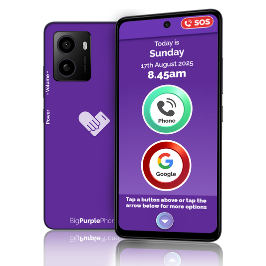 Best Mobile for Seniors: BigPurplePhone SilverFox