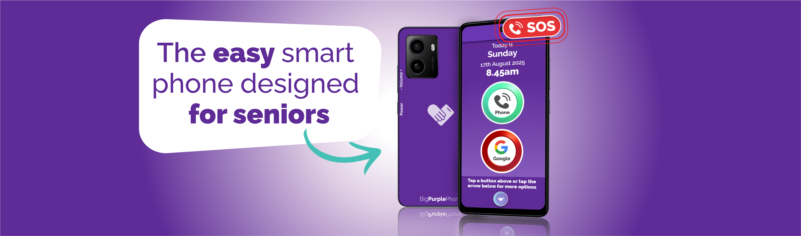 BigPurplePhone - The easy smartphone designed for seniors