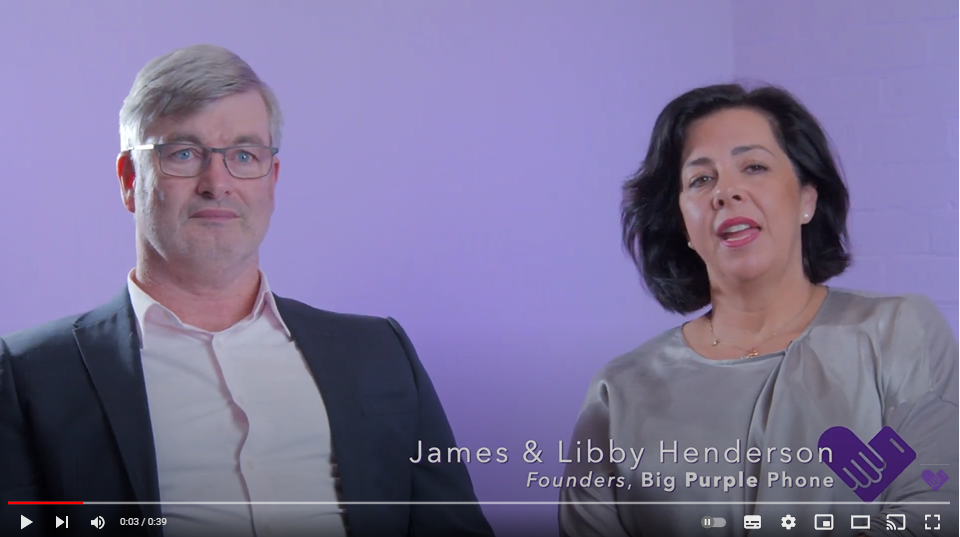 Load video: About BigPurplePhone